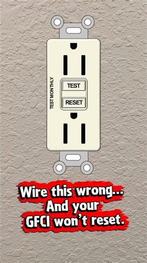 If you don’t know line vs load. You shouldn’t be wiring outlets. #electrician #electrical #sparky