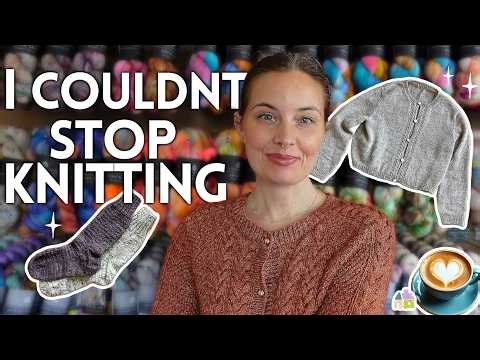 ✨I Couldn't Stop Knitting | Finished Socks, Theresia Cardigan & Cozy Knitting🧶