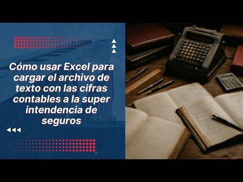 Cómo usar Excel para crear archivo de texto (csv) para portal de la Super Intendencia de Seguros.