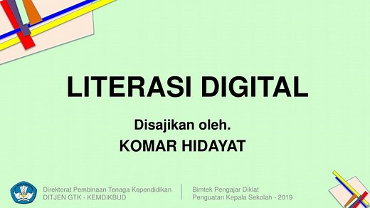 LITERASI DIGITAL - SlideServe
