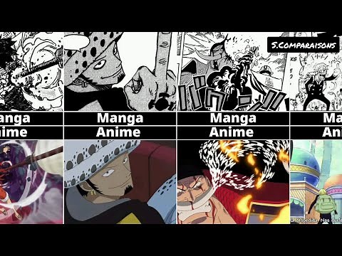 Manga Vs. Anime Scenes From One Piece