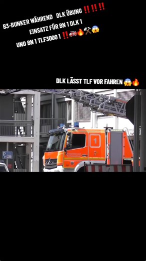 DLK Training Drill at Bonn Fire Department