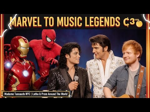 Madame Tussauds New York | Marvel Heroes, Movie Stars & Music Legends #newyorkcitysightseeing tour