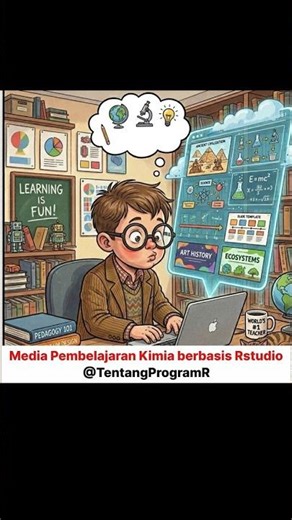Media Pembelajaran Kimia berbasis Rstudio #kimia #shorts #media #pembelajaran #mediapembelajaran