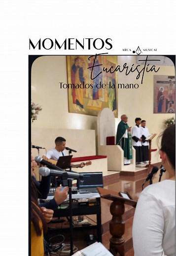 ✨ “Tomado de la mano con Jesús yo voy…” No hay mejor manera de encomendar este día y la nueva semana que confiando en su guía y amor. Hoy, en cada nota que cantamos, recordamos que no caminamos solos. 🎶 Le seguimos como ovejas que han encontrado al Pastor… Y si Él va delante, nuestro corazón va en paz. 🫶 ¿A dónde te está llevando Jesús hoy? #musicoscatolicos #eucaristía #cantodeentrada
