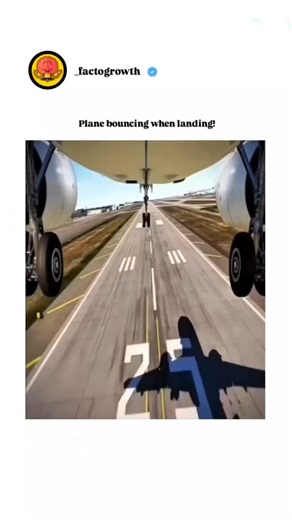factogrowth.io on Instagram: "🛫💥 When your flight turns into a trampoline show at 200 knots! 😂✈️ Ever wondered what happens when a plane meets the runway a little too enthusiastically? Welcome to the world of bouncy landings—every pilot’s humbling rite of passage and every passenger’s surprise rollercoaster! 🎢✨ In this wild moment, the plane’s wheels kiss the tarmac… but instead of a smooth roll, it bounces back up like it just changed its mind! One bounce, two bounce—passengers grip their s