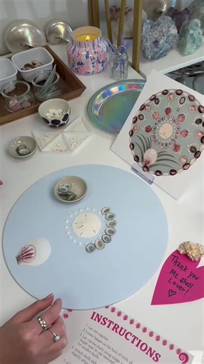 Shell Art Craft Kit! #shellart #shellcrafts #microshells #sailorsvalentine #shellcollecting