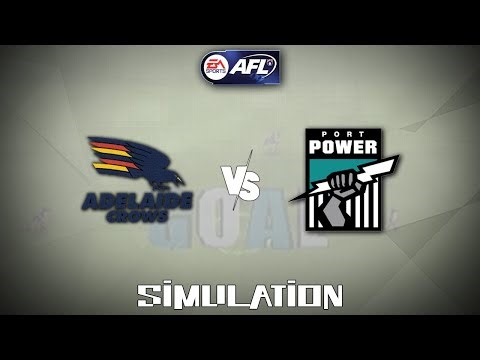 AFL 99 (1999) - Adelaide Crows vs Port Adelaide Power ;Gameplay Simulation]