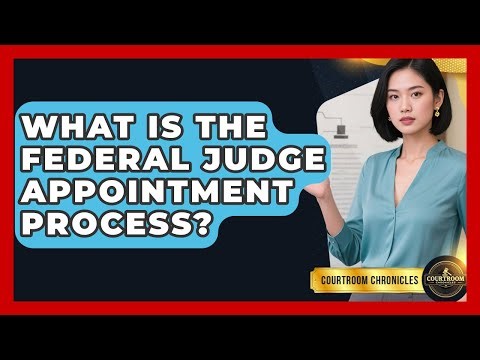 What Is The Federal Judge Appointment Process? - Courtroom Chronicles