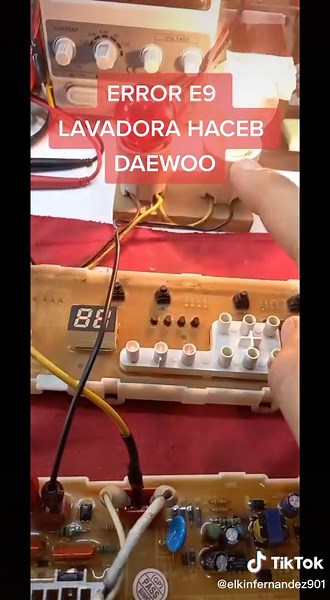 Errores comunes en lavadoras HACEB y Daewoo