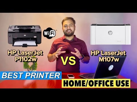 HP LaserJet P1102w vs HP LaserJet 107w I Which printer is better? I best printer for office & home