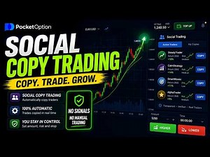 (PROFITABLE) Pocket Option Social Copy Trading Tutorial