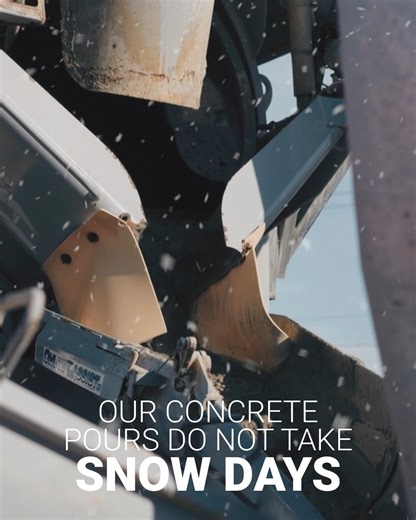 Our concrete pours do not take snow days ❄ Our ready-mix team uses winter mix designs and cold-weather concreting practices so you can keep pouring even when the temperature drops. The right admixtures help reduce early-age freezing and freeze–thaw damage, keeping your slabs on schedule and performing the way they should. If you have a winter pour coming up, contact us at 905-262-2000 to get started. Niagara’s Most Trusted Contractor – Cotton Inc. #Niagara #NiagarasMostTrustedContractor #CottonI