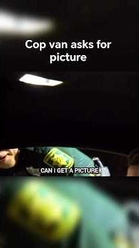 Cool cop asks for photo with driver (Via:kellermoore/ig)