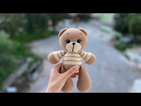 Teddy Step-by-Step Guide to Making a Chubby Teddy Bear Doll🤍