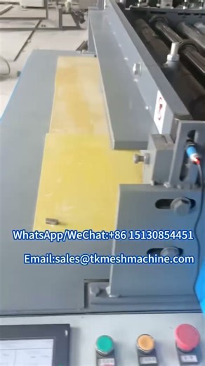 Expanded Metal Mesh Slitting and Cutting Machine