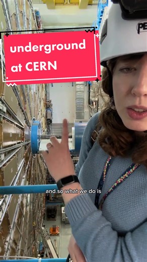Underground at CERN #science #experiment #CERN@Particle Clara 🎆