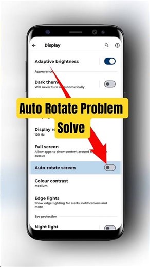 auto rotate setting kaise sahi kare | how to auto rotate settings in phone | #shorts #viral