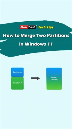 Free Methods to Merge Two Partitions in Windows 11 #windowstips #techtips