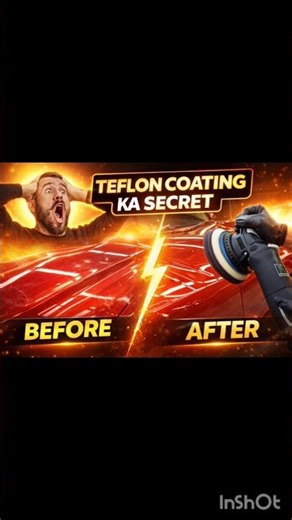 Car par Teflon Coating Karwana Sahi Ya Nahi #youtubeshorts #viral #car #reels #instagram