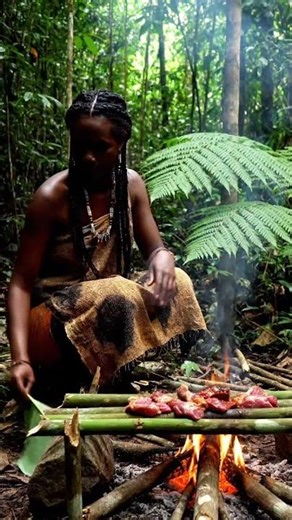How tribes cook food in forest