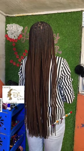 Knotless braids en laine: Style tendance pour filles- Vidéo sans filtre!