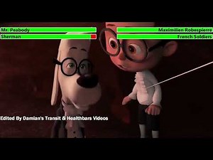 Mr. Peabody & Sherman (2014) French Revolution Chase with healthbars