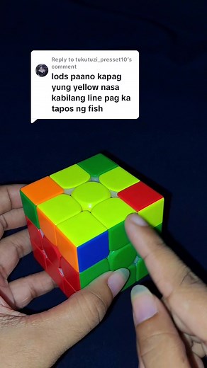Fish pattern tutorial. Grab your cube now and follow the simple moves. #zaynvibez19 #fyp #cube #cuber #cubers #rubiks #rubikscube #3x3cube #rubikstutorial