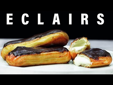 Eclairs Recipe | The perfect And Easy Éclair | Crème Patissiere