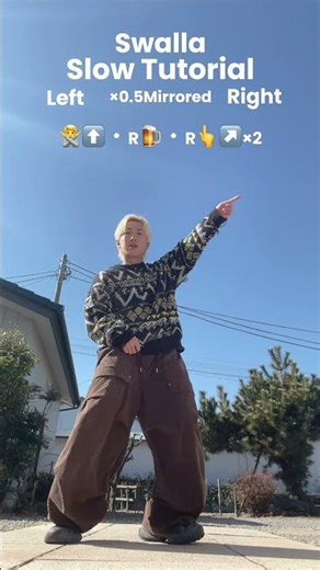 Slow & Mirrored Dance Tutorial🔥"Swalla"Dance Challenge #shorts