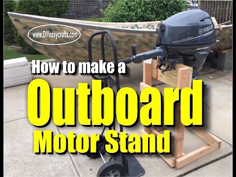 How to make an inexpensive portable Outboard Motor Stand