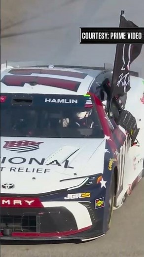 Denny Hamlin talks about Kyle Busch and Ned Jarrett after his Michigan victory #dennyhamlin #racing