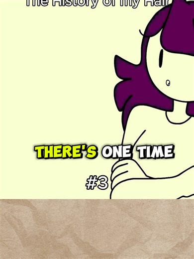 The History of my Hair #cartoon #funnyvideos