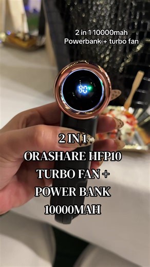 Orashare HFP10: 2-in-1 Powerbank and Turbo Fan