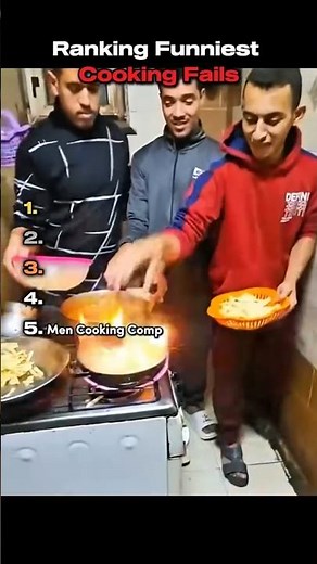 Ranking The Funniest Cooking Fails #funny #ranking #cookingfails #shorts