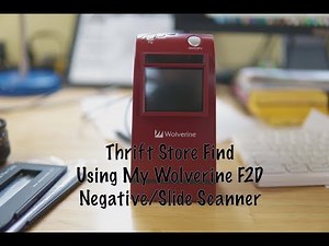 Thrift Store Find Wolverine F2D Negative Slide Scanner - How I Use