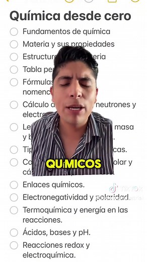 Ruta para aprender química desde cero