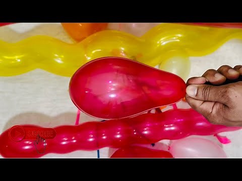 "Colorful Mini Balloon Magic! 🎈 Amazing Balloon Modelling Fun!"