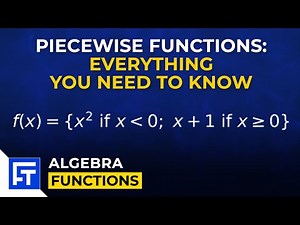 Piecewise Functions with Graphs | Algebra Explained