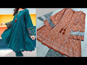 Pannel kurti cutting and stitching