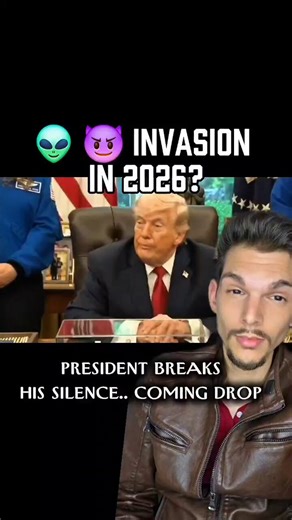 The "alien invasion" 😈👽🦎🐍shown through movies has been planned since BEFOR nasa. Even to jack Parsons and Crowley in the desert. These alien files and space force [both trump] with chosen declassifiers shows its time. Not EVERYONE you see is human !!