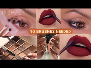 Easy 5 minutes smokey eye trick || No Brushes Required 🔥|| inshas