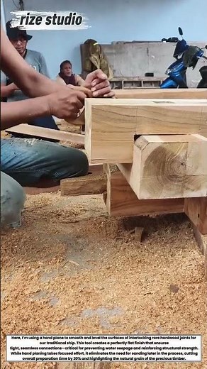Traditional Rare Wood Shipbuilding: Smoothing Joints with Hand Planes