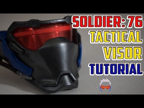 Soldier 76 Mask Tutorial Overwatch Cosplay
