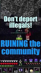 9b9t has ILLEGAL IMMIGRANTS #minecraft #2b2t #9b9t