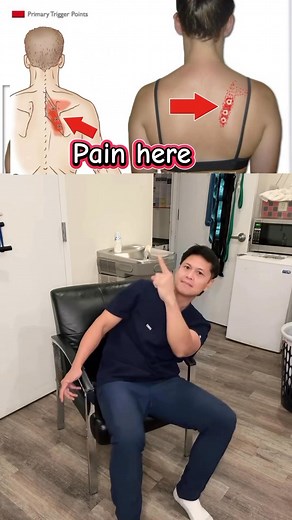 Stretch Shoulder Blade Pain and Mid Back pain away. Eliminate Rhomboids Pain in Seconds. #ShoulderPainRelief #shoulders #rhomboids #stretching #physicaltherapy #fypviralシ Jun Reyes | Jun Reyes