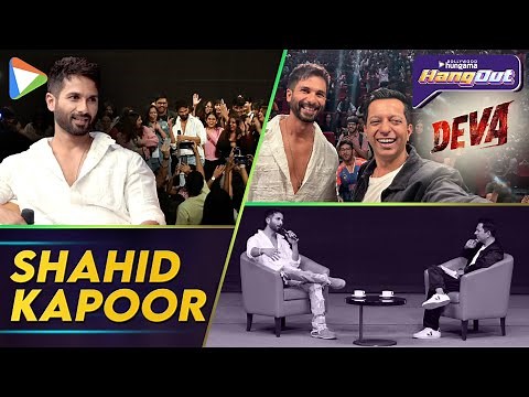 Shahid Kapoor at Bollywood Hungama’s Hangout | Deva