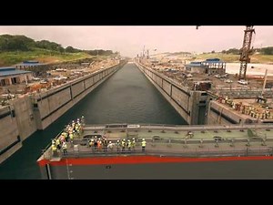 Panama Canal Expansion: First Gate Test in New Atlantic Locks