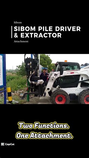 SIBOM Pile Driver & Pile Extractor