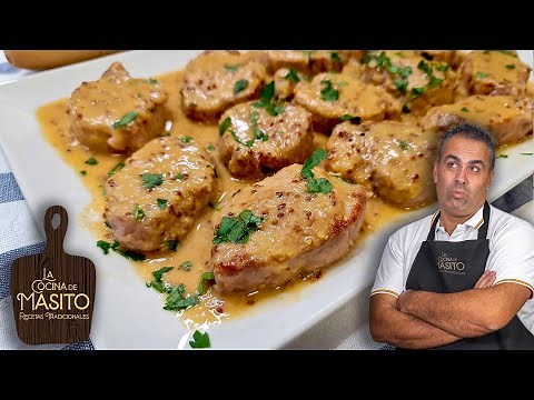 Pork tenderloin in sauce, simply spectacular, as well as delicious and easy